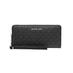 Женский кошелек MICHAEL KORS (большой, черный с логотипом)