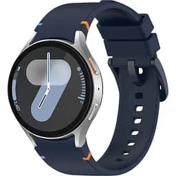Силіконовий ремінець BeCover Tape для Samsung Galaxy Watch (20 mm) 3 41 mm/4 40mm-44mm/5 40-44mm/6 40-44mm/7 40-44mm Deep Blue (712055)