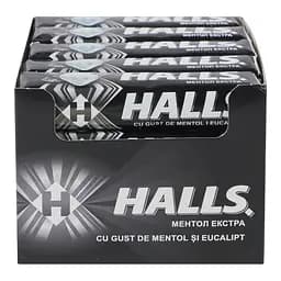 Упаковка льодяників Halls Extra Strong 25.2 г x 20 шт.