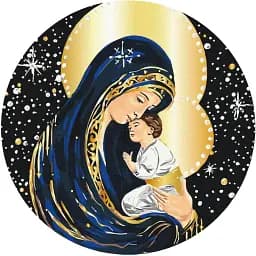 Картина по номерам Brushme Объятия Вселенной © Карина Зимина 40x40 см