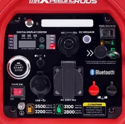 Генератор інверторний MaXpeedingRods 3.5 кВт Електричний старт/Дистанційний старт з телефону/Ручний стартер MXR4000 GT - мініатюра 5