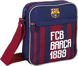 Сумка на плечо Barcelona Barca Fan 6 FС-175, 23х21х6 см, бордовий з синім (506018001)