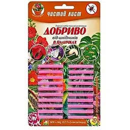 Добриво в паличках Чистий Лист від шкідників 20 шт (13676)