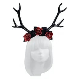 Рога Олень Зимний на обруче