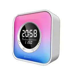 Портативная колонка, часы, будильник Kisonli Q6A Bluetooth 3600mAh 5Вт - мініатюра 1