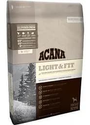 Сухий корм Acana Light&Fit 6 кг для дорослих собак, схильних або страждаючих від зайвої ваги (курка, камбала)