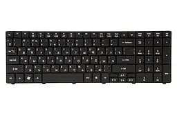 Клавiатура для ноутбука ACER Aspire 5236, eMahines E440 чoрний, чoрний фрейм
