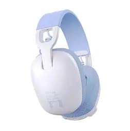 Беспроводные игровые наушники Onikuma B2 Bluetooth гарнитура для геймеров с микрофоном White Blue (19115)