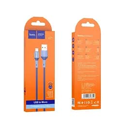 Кабель Hoco Micro USB Prime charging data cable X65 1 м 2.4A - мініатюра 3