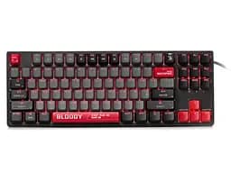 Клавиатура игровая механическая A4Tech S-87 Bloody Black, BLMS Red Plus Switch, Eng/Rus/Укр - мініатюра 2
