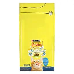 Сухий корм для стерилізованих котів Friskies з лососем та овочами 1.5 кг - мініатюра 2