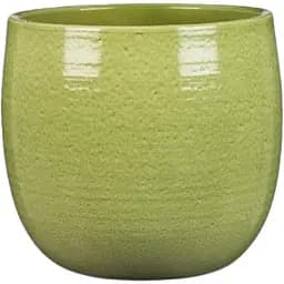Кашпо для цветов Scheurich Intense 21" глазурованное оливковое