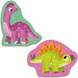 Бебі пазли на магніті Vladi Toys Малюк зможе Динозаврики 9 елементів (VT3208-27)