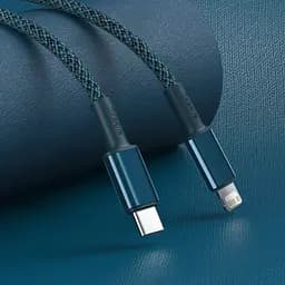 Кабель Baseus High Density Braided USB-C to Lightning 1m Blue (CATLGD-03) [113499] - мініатюра 5