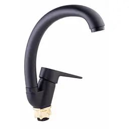 Смеситель для кухни Lidz (BLA)-14 43 008F-3 Черный матовый