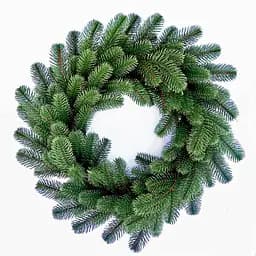Вінок хвойний різдвяний Hvoya Lux литий зелений 40 см