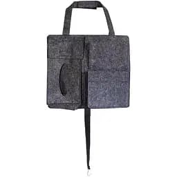 Органайзер на спинку сиденья авто Supretto 4 карман серый (7192-0001)