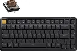 Клавіатура Keychron J1 82Key K pro Brown WL/BT/USB-A QMK Hot-swap EN/UKR RGB Black (J1-H3-UA)
