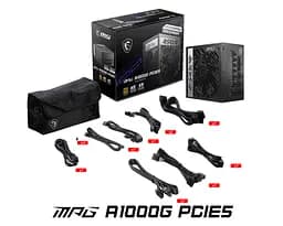 Блок живлення MSI MPG A1000G PCIE5 1000W - мініатюра 5