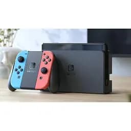 Ігрова консоль Nintendo Switch Oled Global with Neon Blue and Neon Red Joy-Con (045496453442) - мініатюра 6