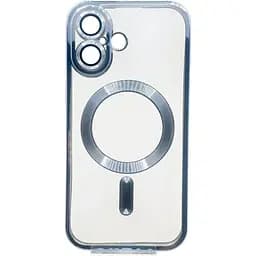 Чохол-накладка BeCover TPU Chrome Case (MagSafe) для Apple iPhone 16 Plus Sierra Blue (712077)
