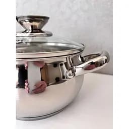  Каструля Vinnarc Bubles з кришкою 1.9 л. (5519-VN) - мініатюра 3