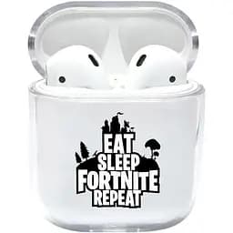Прозорий силіконовий чохол Apple AirPods - Fortnite (KAP1165)