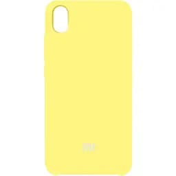 Чехол-накладка Toto Silicone Case Xiaomi Redmi 7A Lemon Yellow