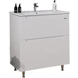 Тумба підлогова Sanwerk Ера 70 Білий з умивальником Qtap (MV0000852) Білий