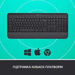 Клавіатура Logitech Signature K650 US Wireless Graphite (920-010945) - мініатюра 6