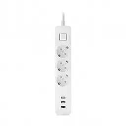 Подовжувач XiaomiXiaomi Power Strip 3 розетки + 3 USB XMCXB04QM White (NRB4030GL)