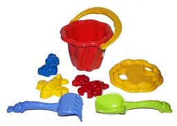 Дитячий Пісочний набір "Ромашка" №1 Colorplast 1098 Червоний