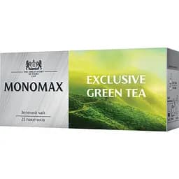 Набір пакетованого зеленого чаю Monomax Exclusive Green Tea 112.5 г (75 шт. x 1.5 г) - мініатюра 3