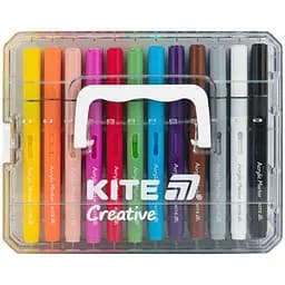 Маркери акрилові Kite Creative з рідкими чорнилами 36 шт. (K-1163) - мініатюра 2