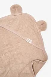 Бавовняний рушник для собак бежевий (75*75) - мініатюра 3