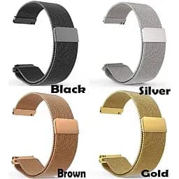 Ремінець BeCover Milanese Style для Huawei Watch GT (22 mm)/GT 2 46 mm/GT 2 Pro/GT Active/Honor Watch Magic/Magic 2/GS Pro/Dream Brown (707760) - мініатюра 3