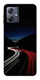 Чохол Demsky Червоно-біла дорога для Motorola Moto G54