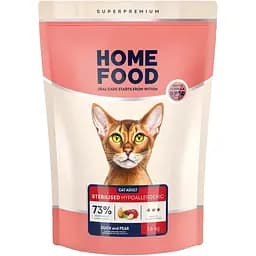 Сухий корм для кішок Home Food Grain-free hypoallergenic Suitable for exotic breeds з качкою та грушею 1.6 кг (4820235020231)