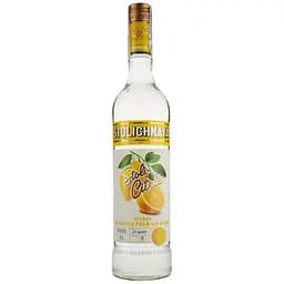 Горiлка Stoli Vodka Citros 37.5 % 0.7 л - мініатюра 2