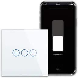 Переключатель CNBINGO WLAN для затемняемых светодиодных ламп — Smart Touch Light Switch Работает с Alexa, Google Assistant