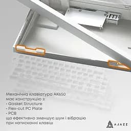 Клавіатура Ajazz AK650 Flying Fish Switch Black (AK650-FF-BGY) - мініатюра 10