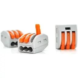 З'єднувач кабелю 3-pin WAGO K222-413, 15штпак Voltronic (K222-413/15)