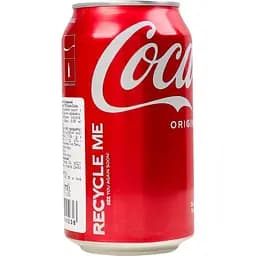 Напій Coca-Cola Original Taste сильногазований 0.355 мл (951535) - мініатюра 3