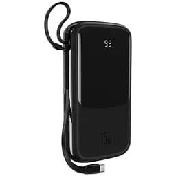 Портативна батарея Baseus Q pow Power Bank 20000 mAh 15W with Type-C Cable PPQD-G01 Black