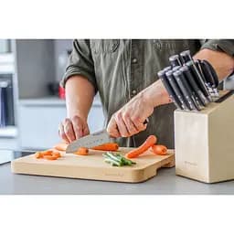 Набір ножів з підставкою KitchenAid Coreline з точилом 11 предметів (KAG12STSNBXOBQ) - мініатюра 19