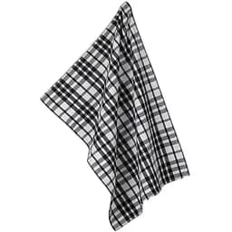 Кухонний рушник Kela Gianna в клітинку 70x50 см чорно-білий (12784)