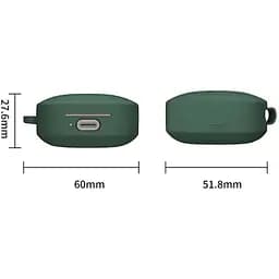Чохол BeCover Silicon для Xiaomi Redmi Buds 6 Active Dark Green (712014) - мініатюра 3