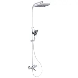 Душевая система универсальная Qtap Sloup Chrome термостатическая с изливом QTSLO51103OC48217