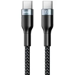 Кабель Remax Sury 2 Type-C to Type-C PD 3А 1 м черный (RC -010-b)