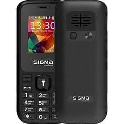 Мобильный телефон Sigma mobile X-style 171 Mini, черный, 2 Mini-SIM + Micro-SIM, дисплей 1.77" цветной (128x160), SC6531E
